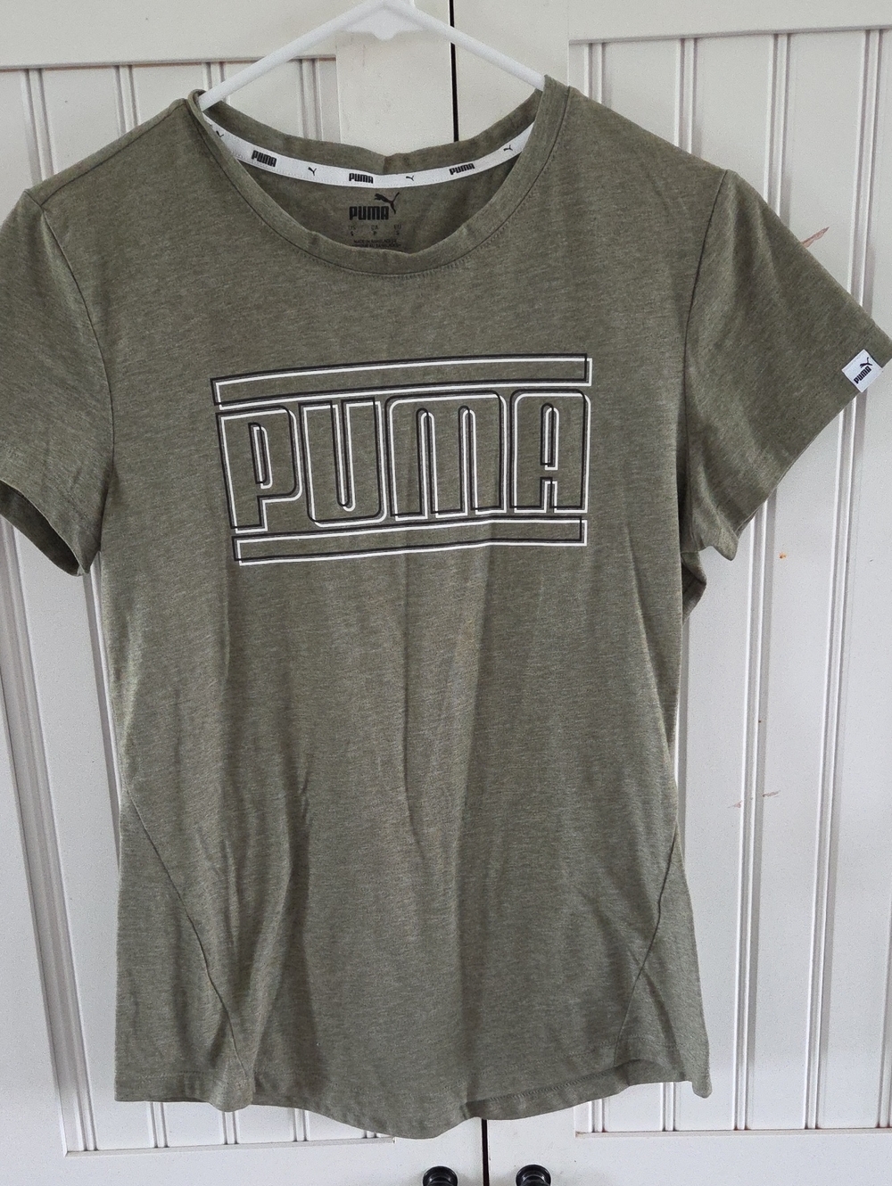 Puma Womens Small Green Tshirt
